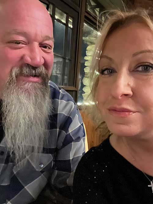 biker couple reference photo