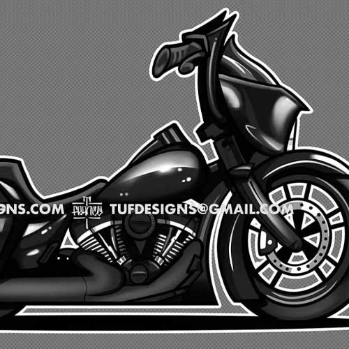 Balck Street Glide art download