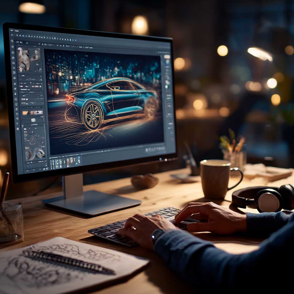 graphic designer desktop