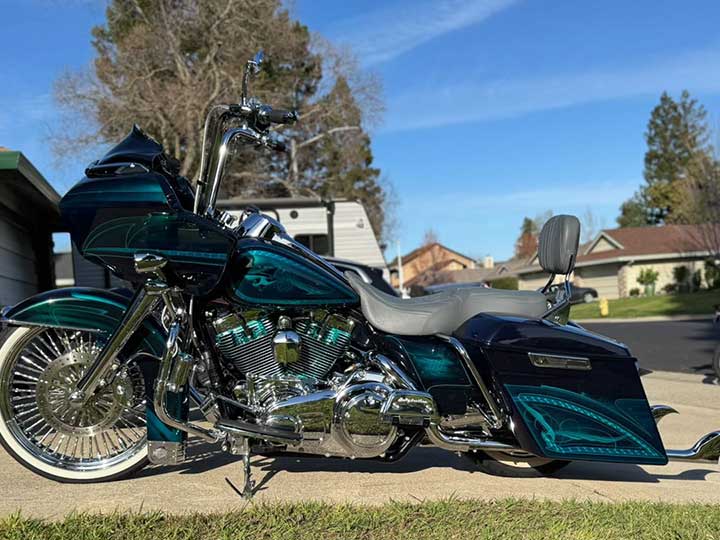 Road Glide Harley Davidson bagger reference photo