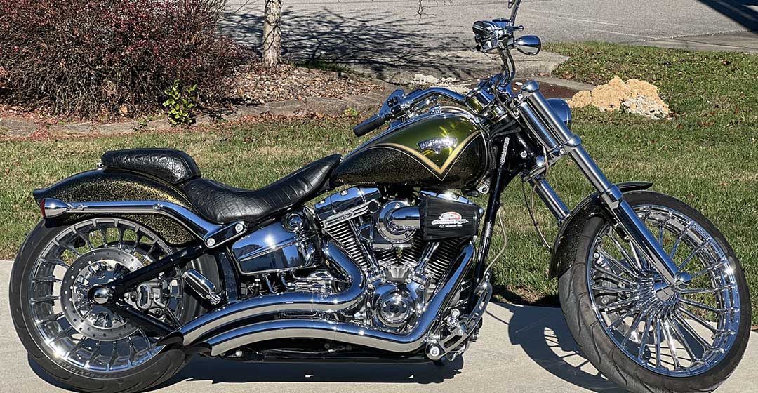 Custom Harley softail chopper