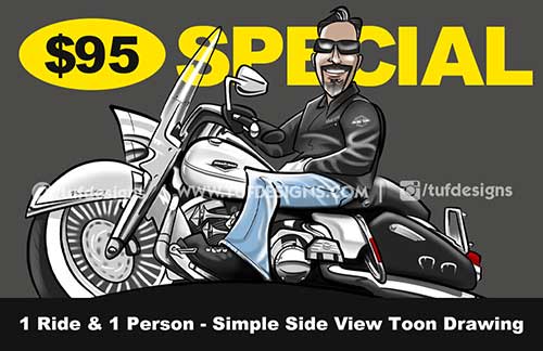 motorcycle toon drawing 95 1