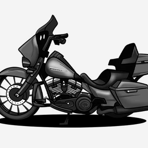 Performance bagger drawing by TUF Designs