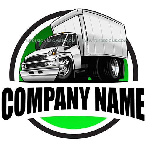 Box truck drawing