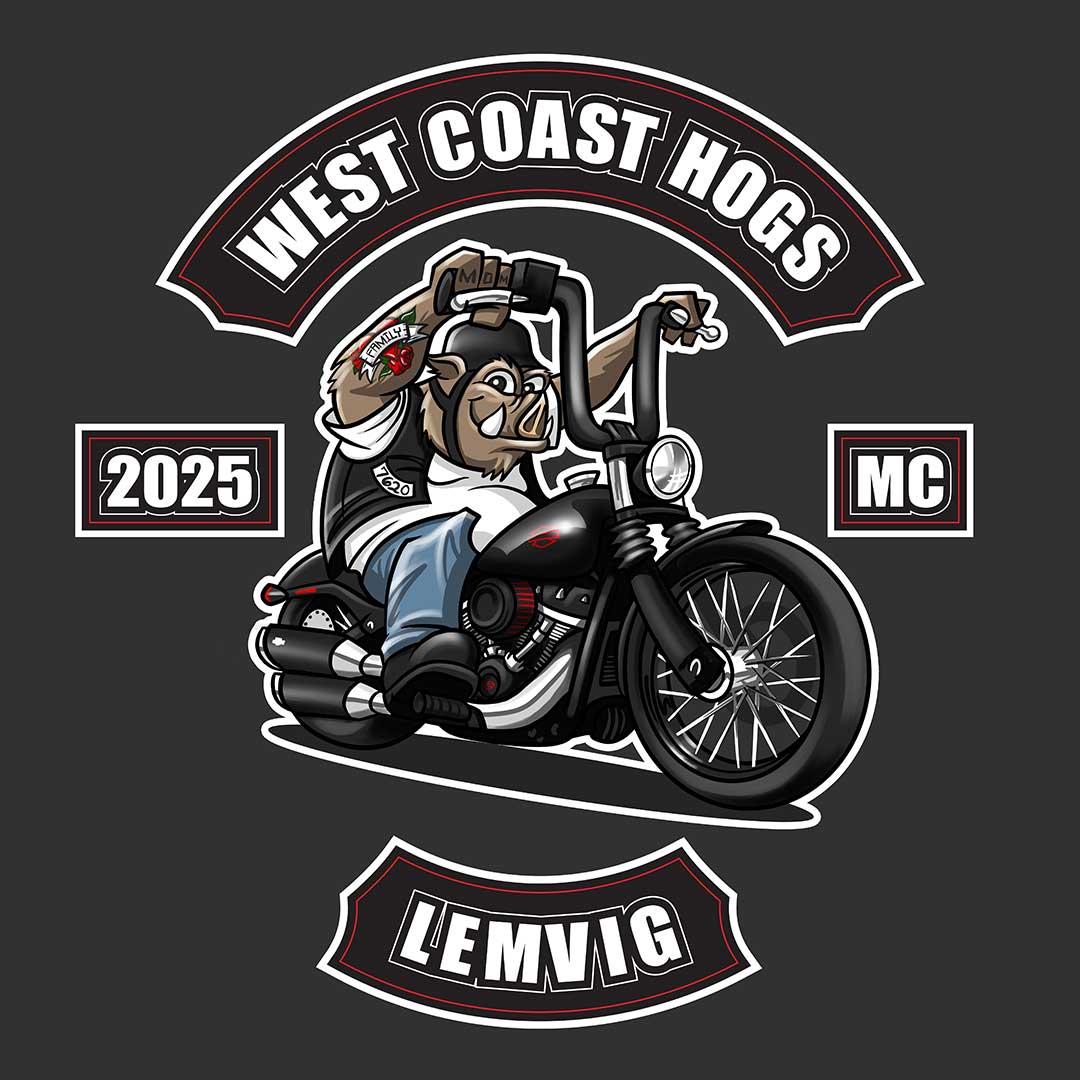 Custom Harley Davidson softail artwork by TUF Designs