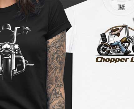 Custom T-shirts for gear heads by TUF Design