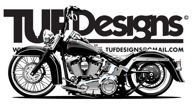 Harley Davidson Softail Deluxe vector art