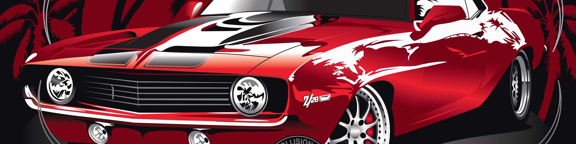 Camaro shirt illustration, Graphic design services